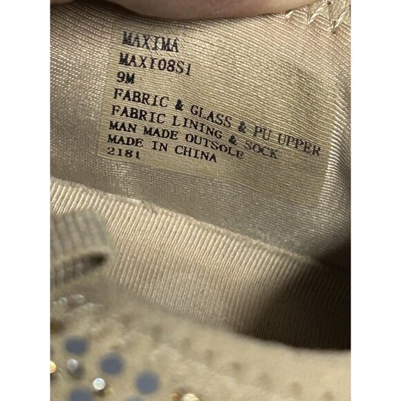 Steve Madden SM NY 90 Rhinestone Sneakers SM49498654 Women’s 9 M Blush MAXIMA - Picture 15 of 15